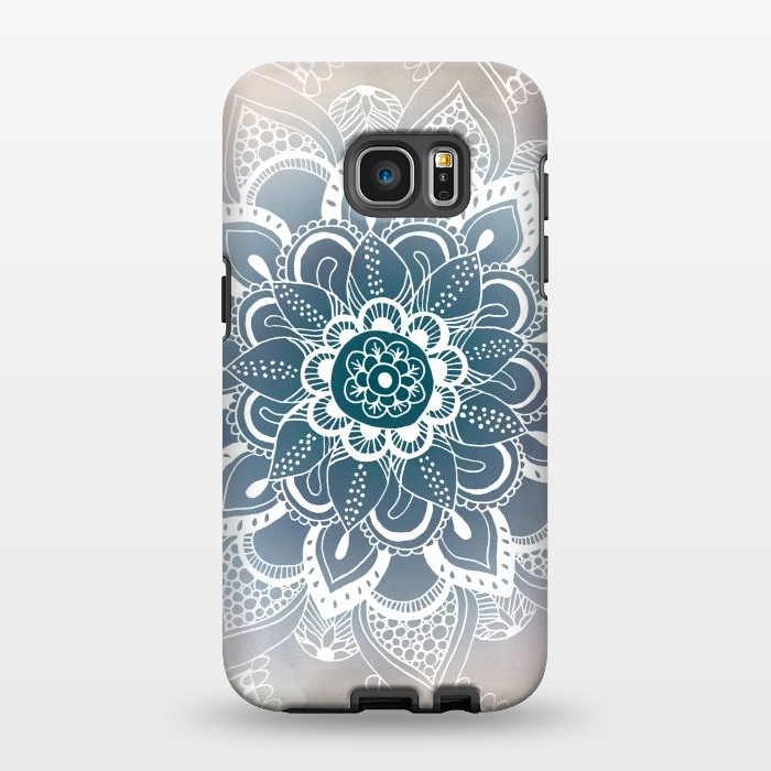 Galaxy S7 EDGE StrongFit Winter Mandala by Tangerine-Tane