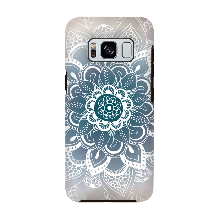 Galaxy S8 StrongFit Winter Mandala by Tangerine-Tane