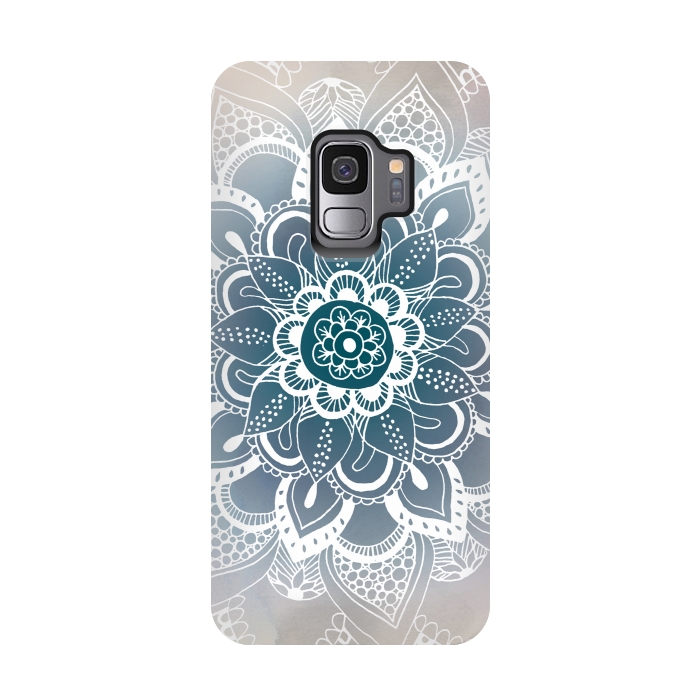 Galaxy S9 StrongFit Winter Mandala by Tangerine-Tane