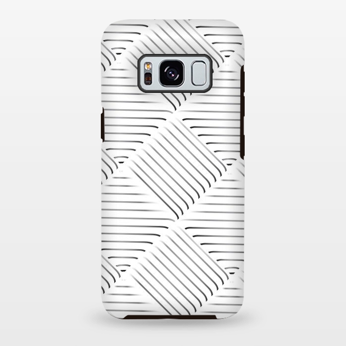 Galaxy S8 plus StrongFit Diagonal Stripes Background 2 by Bledi