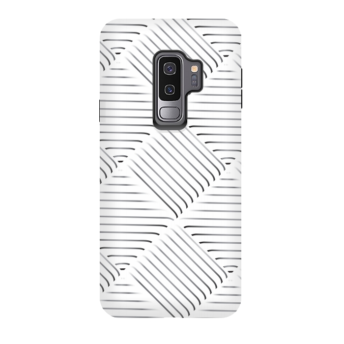 Galaxy S9 plus StrongFit Diagonal Stripes Background 2 by Bledi