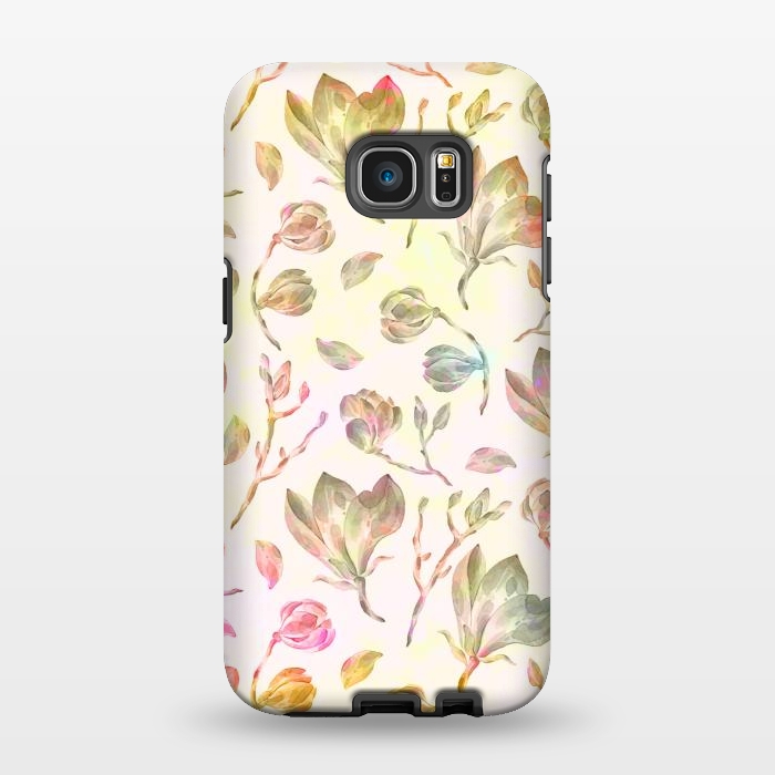 Galaxy S7 EDGE StrongFit Rising Flora by Creativeaxle