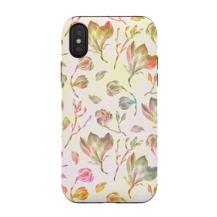 iPhone Xs / X StrongFit Rising Flora by Creativeaxle
