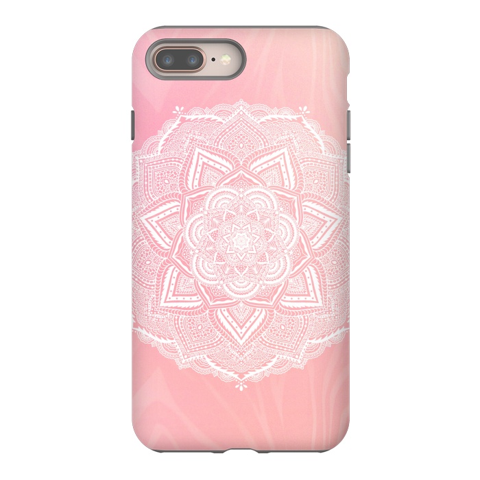 iPhone 7 plus StrongFit Cute pink mandala by Jms