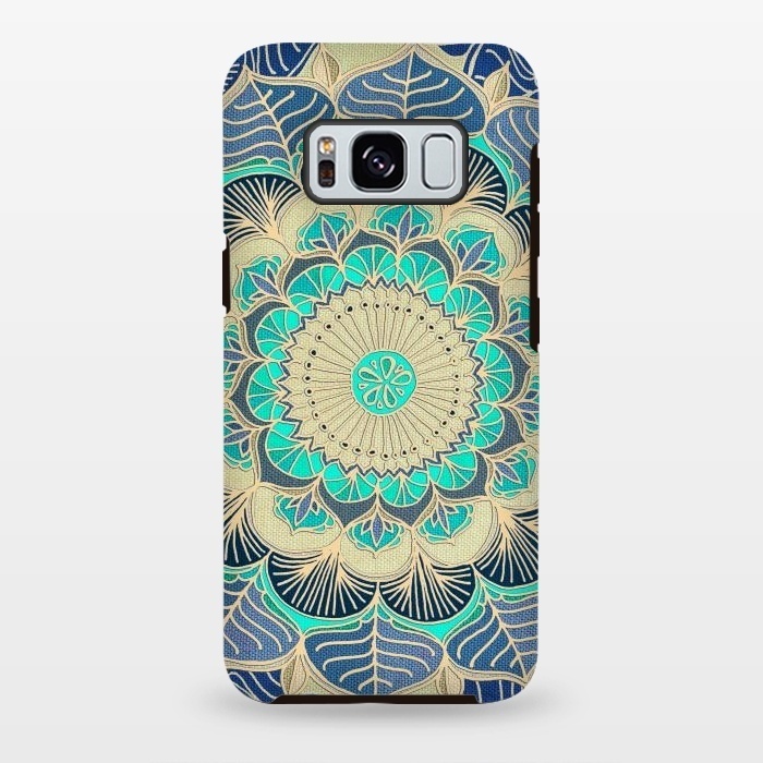 Galaxy S8 plus StrongFit Midnight Bloom by Micklyn Le Feuvre