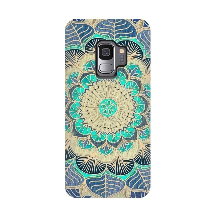 Galaxy S9 StrongFit Midnight Bloom by Micklyn Le Feuvre