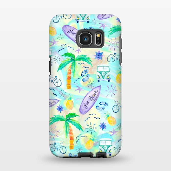 Galaxy S7 EDGE StrongFit Just Beachy by gingerlique