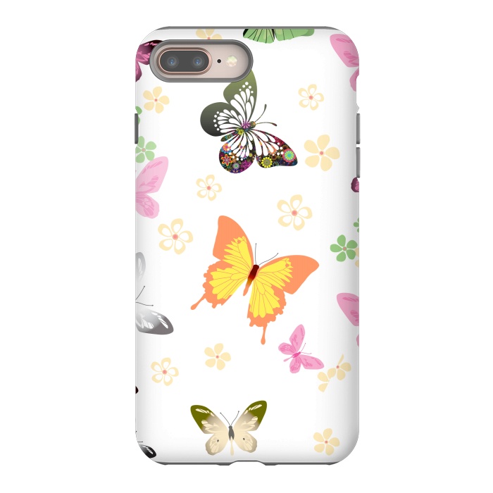 iPhone 7 plus StrongFit Butterflies (colorful butterflies) 3 by Bledi