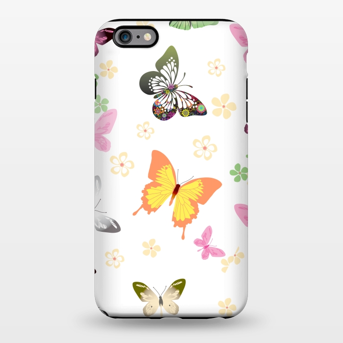 iPhone 6/6s plus StrongFit Butterflies (colorful butterflies) 3 by Bledi