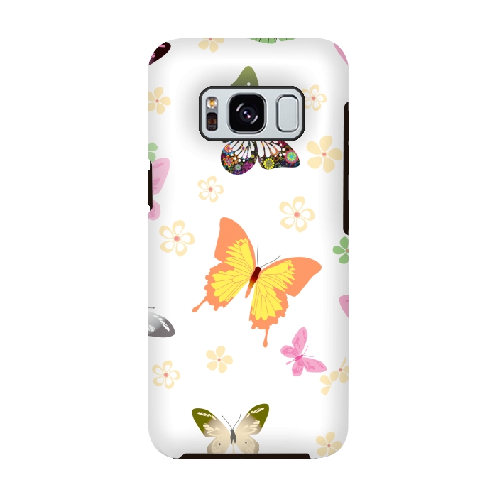 Galaxy S8 StrongFit Butterflies (colorful butterflies) 3 by Bledi