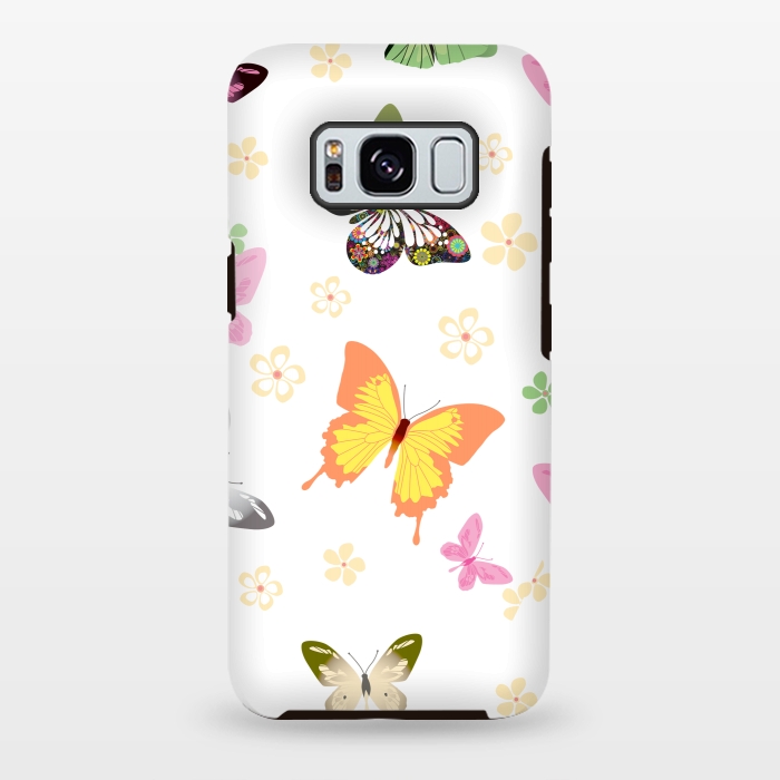 Galaxy S8 plus StrongFit Butterflies (colorful butterflies) 3 by Bledi