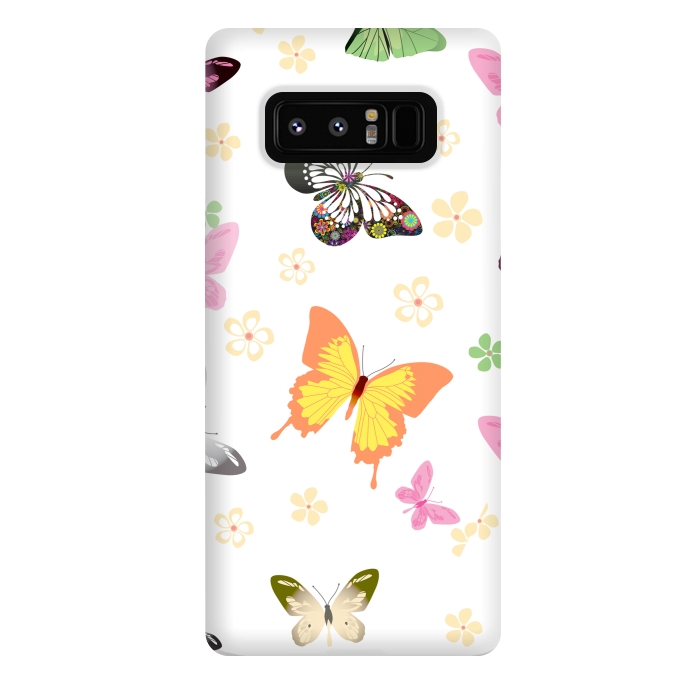Galaxy Note 8 StrongFit Butterflies (colorful butterflies) 3 by Bledi