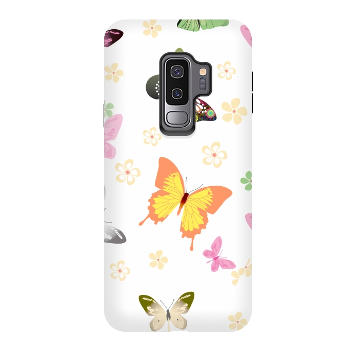 Galaxy S9 plus StrongFit Butterflies (colorful butterflies) 3 by Bledi