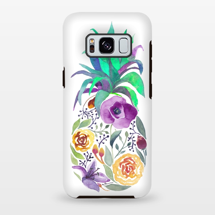 Galaxy S8 plus StrongFit Pretty Pineapple by gingerlique