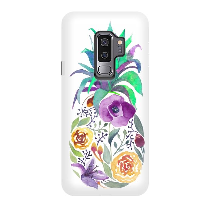 Galaxy S9 plus StrongFit Pretty Pineapple by gingerlique