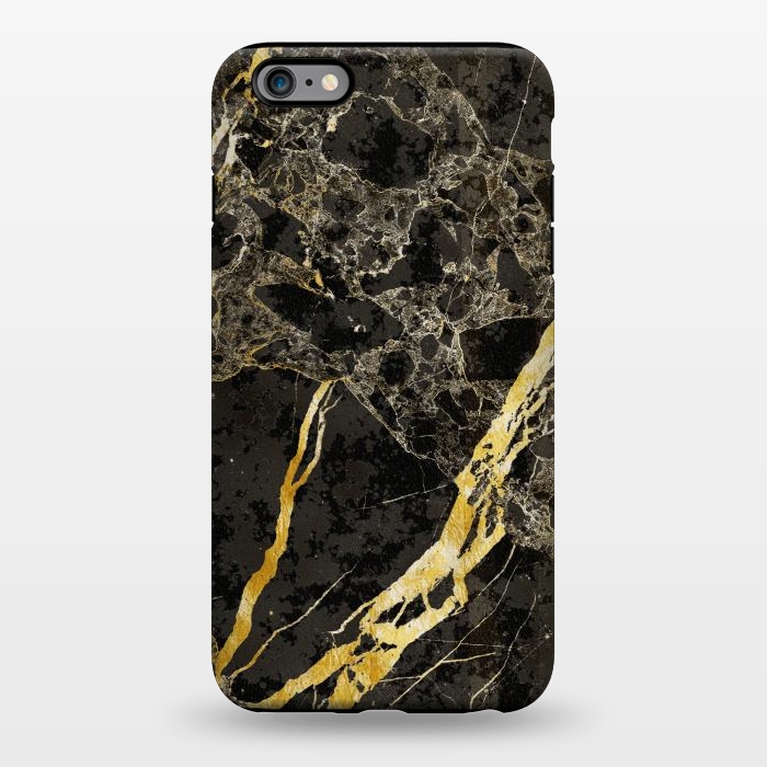 iPhone 6/6s plus StrongFit Grey gold elegant marble by Oana 