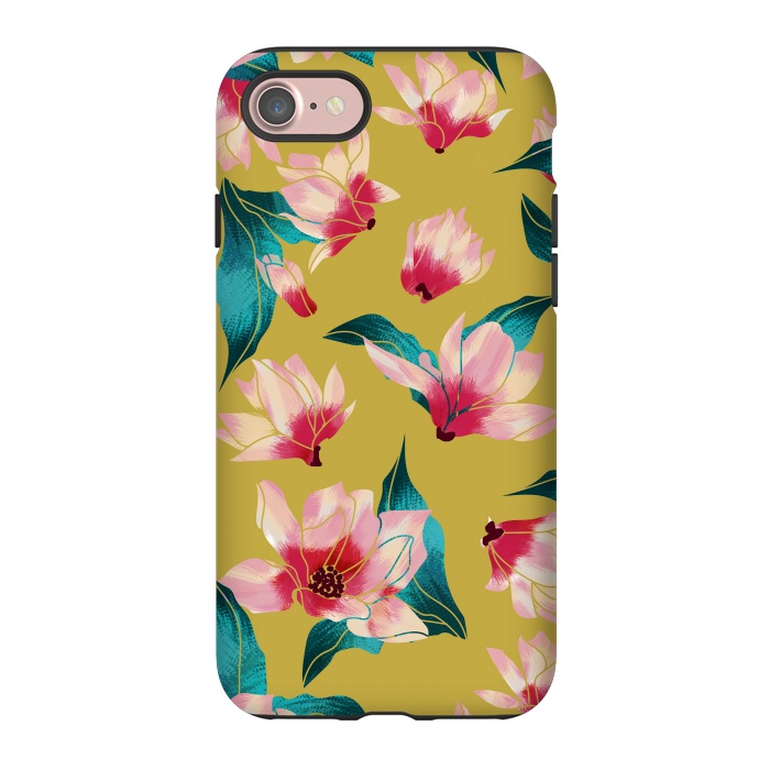 iPhone 7 StrongFit Floral Aura by Uma Prabhakar Gokhale