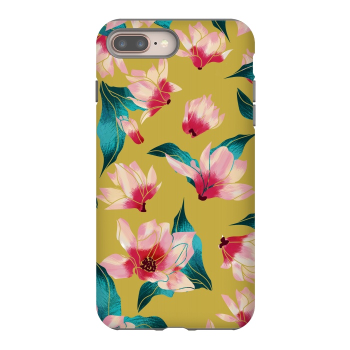 iPhone 7 plus StrongFit Floral Aura by Uma Prabhakar Gokhale