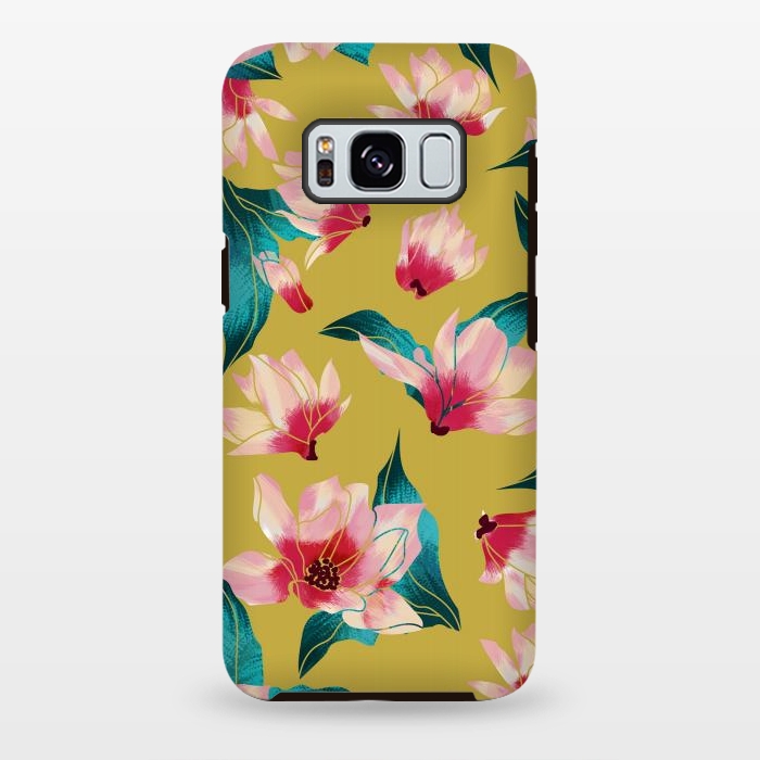 Galaxy S8 plus StrongFit Floral Aura by Uma Prabhakar Gokhale