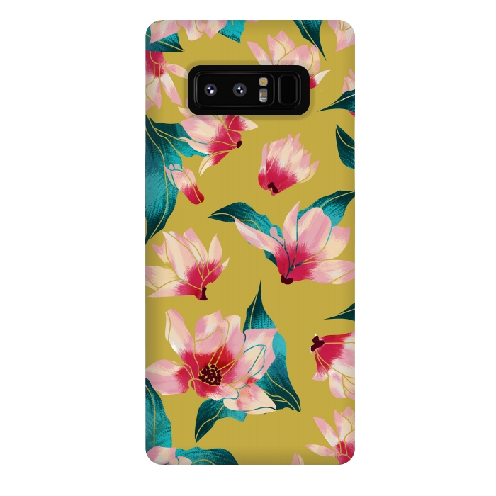 Galaxy Note 8 StrongFit Floral Aura by Uma Prabhakar Gokhale