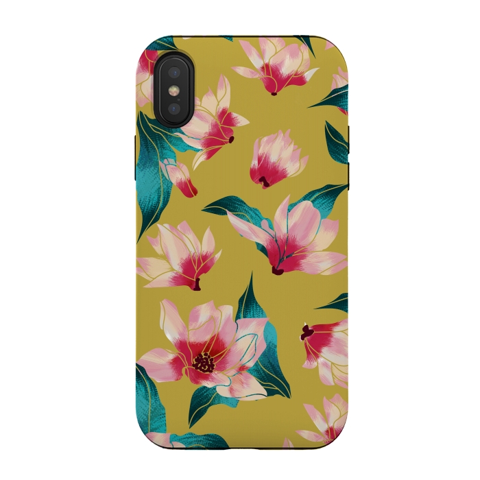 iPhone Xs / X StrongFit Floral Aura by Uma Prabhakar Gokhale