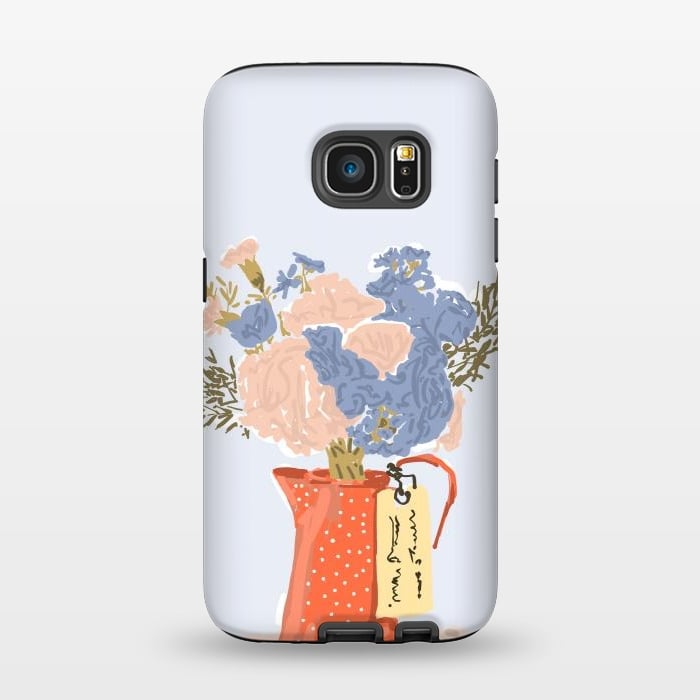 Galaxy S7 StrongFit Flowers With Love por Uma Prabhakar Gokhale