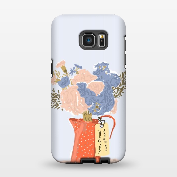 Galaxy S7 EDGE StrongFit Flowers With Love por Uma Prabhakar Gokhale