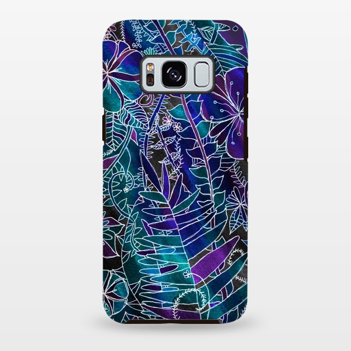 Galaxy S8 plus StrongFit Galaxy Floral  by Tigatiga