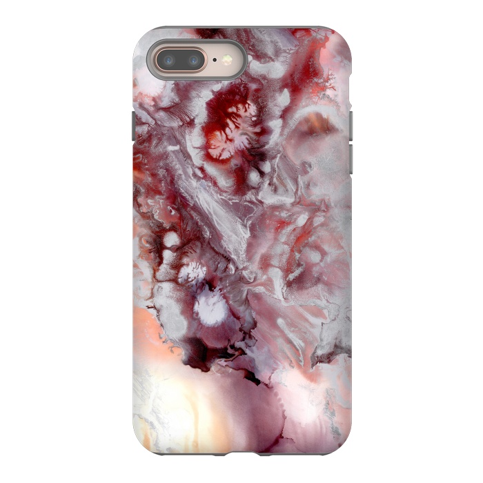 iPhone 7 plus StrongFit Alcohol Ink Fire   by Tigatiga