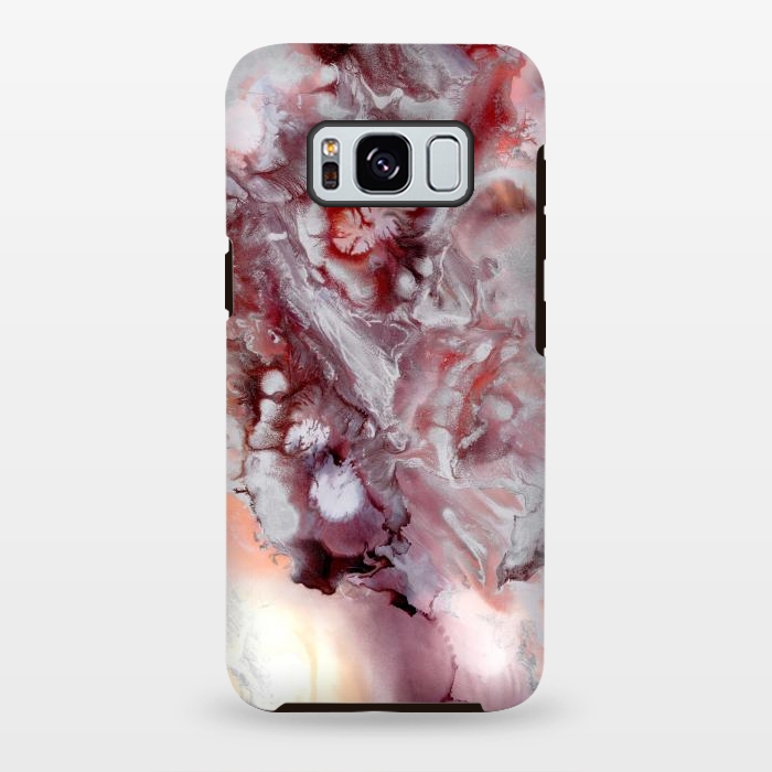Galaxy S8 plus StrongFit Alcohol Ink Fire   by Tigatiga
