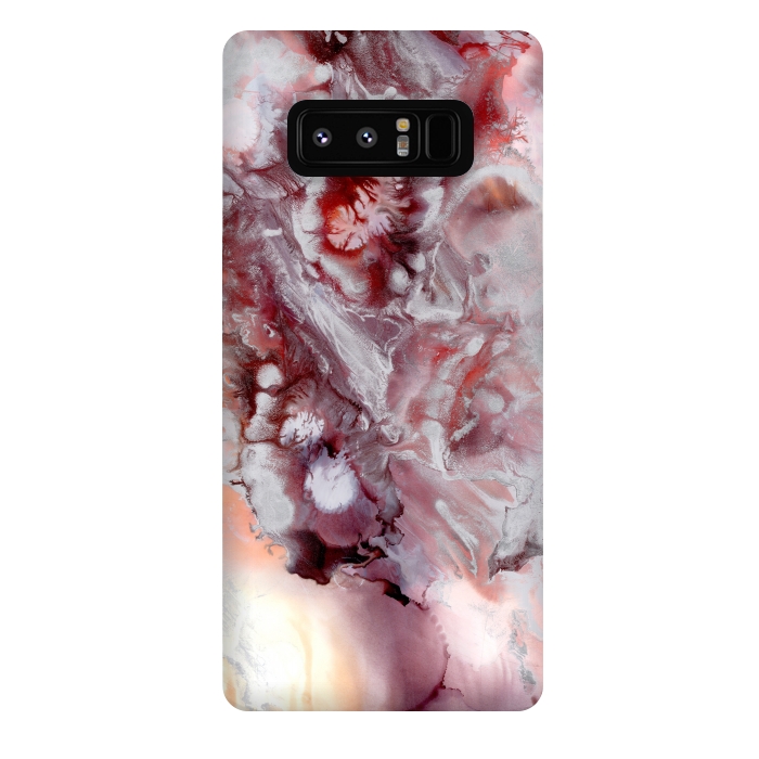 Galaxy Note 8 StrongFit Alcohol Ink Fire   by Tigatiga