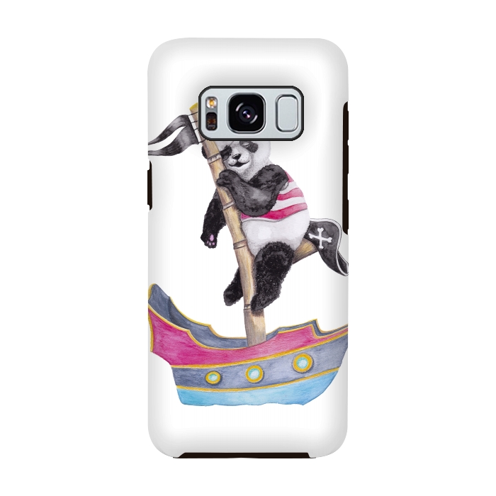 Galaxy S8 StrongFit Panda Pirate by gingerlique