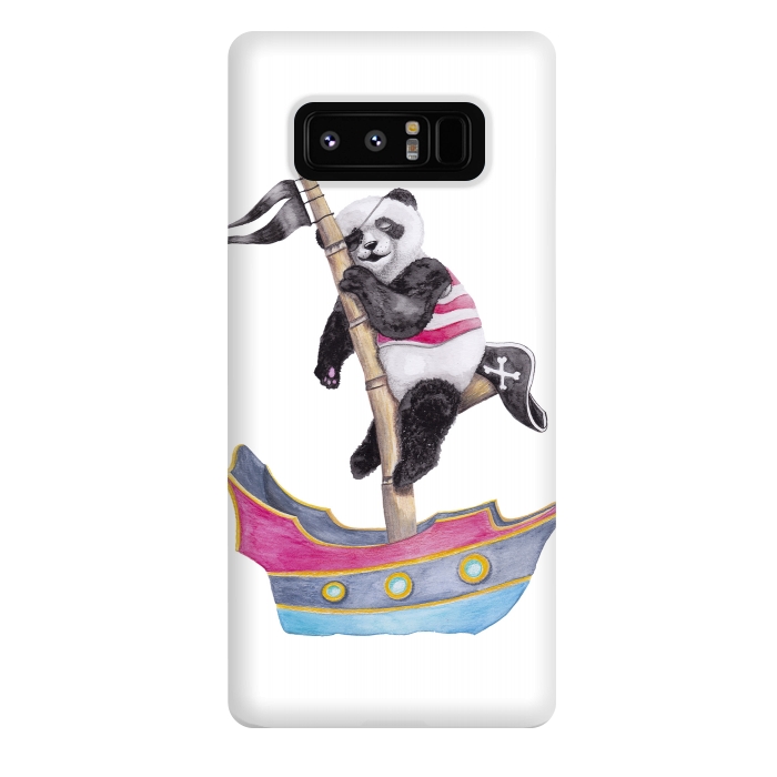 Galaxy Note 8 StrongFit Panda Pirate by gingerlique