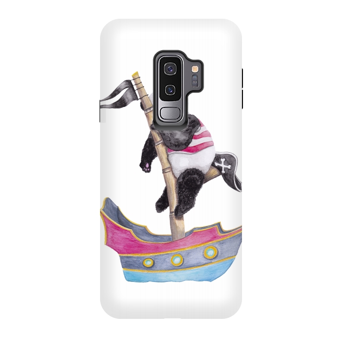 Galaxy S9 plus StrongFit Panda Pirate by gingerlique