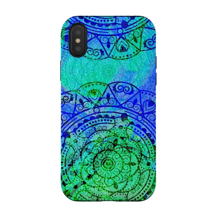 iPhone Xs / X StrongFit fluorescent by Rossy Villarreal