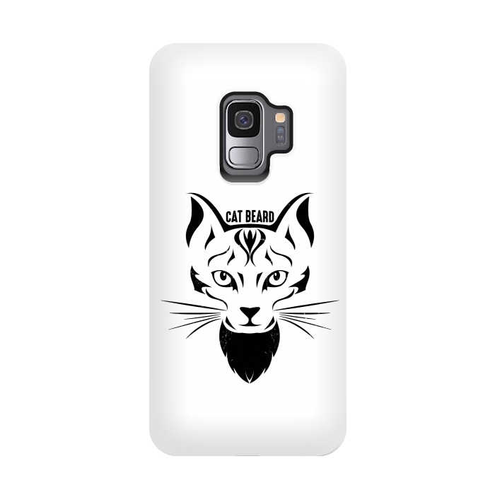 Galaxy S9 StrongFit cat beard by TMSarts