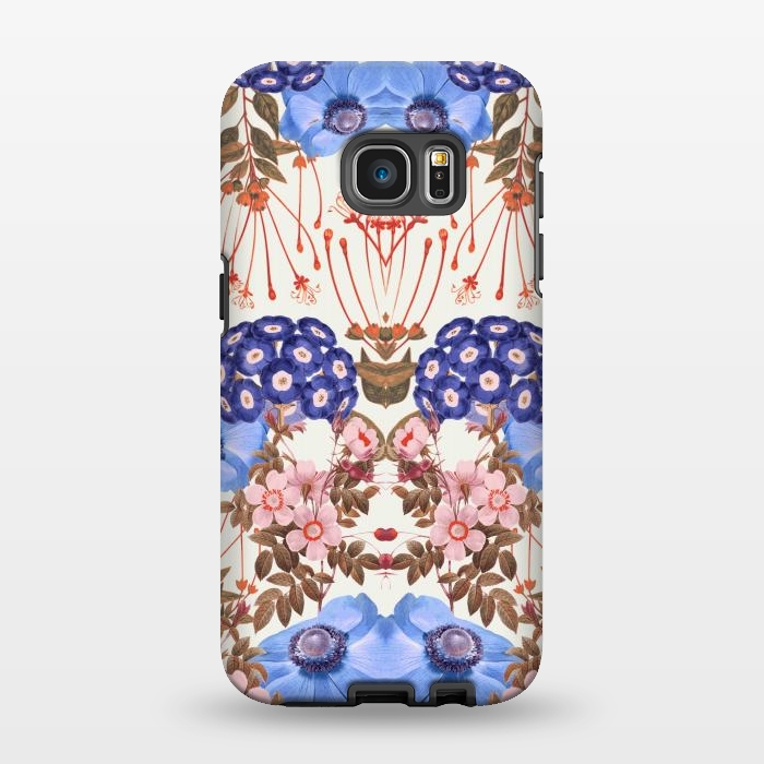 Galaxy S7 EDGE StrongFit Blue Bloom by Zala Farah