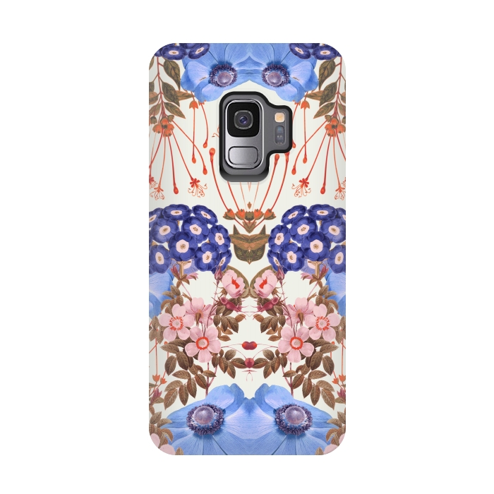 Galaxy S9 StrongFit Blue Bloom by Zala Farah