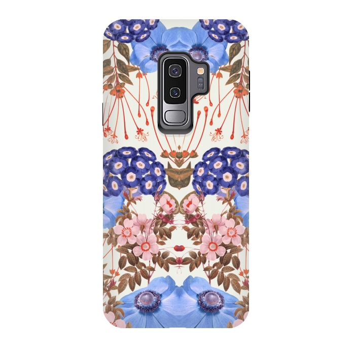 Galaxy S9 plus StrongFit Blue Bloom by Zala Farah
