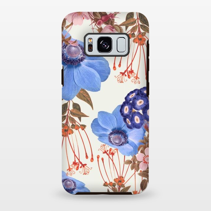 Galaxy S8 plus StrongFit Blue Bloom V2 by Zala Farah