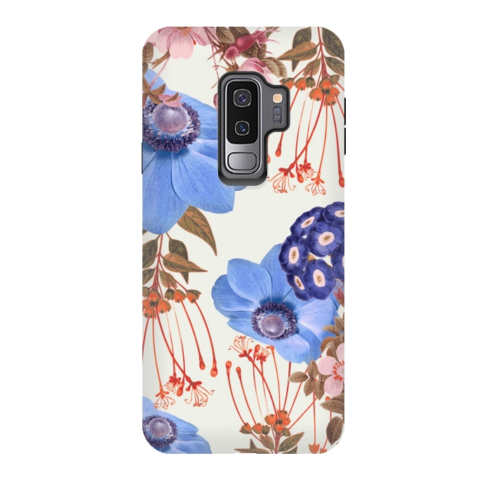 Galaxy S9 plus StrongFit Blue Bloom V2 by Zala Farah