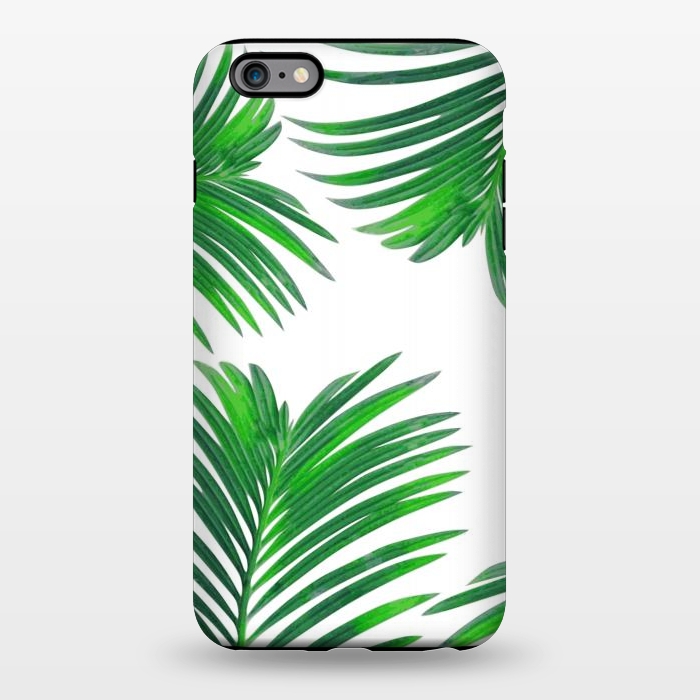iPhone 6/6s plus StrongFit Green Palm Leaves by Zala Farah