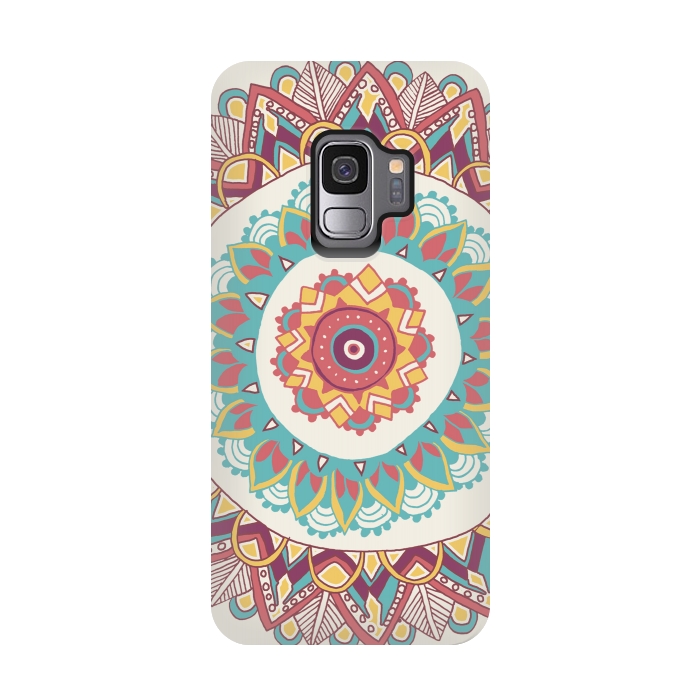 Galaxy S9 StrongFit Midsummer Mandala by Tangerine-Tane