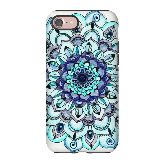 iPhone 7 StrongFit Peacock Mandala by Tangerine-Tane