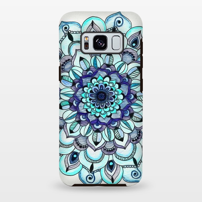 Galaxy S8 plus StrongFit Peacock Mandala by Tangerine-Tane