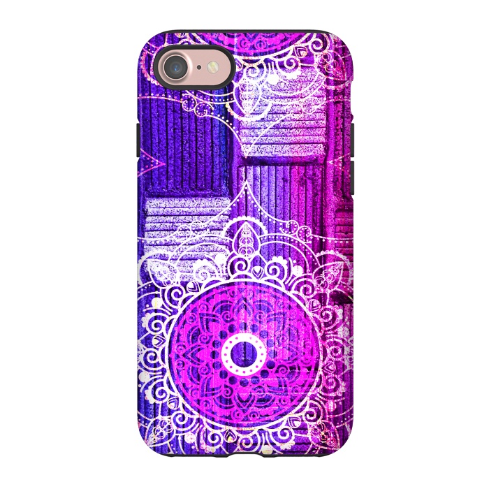 iPhone 7 StrongFit Purple Tapestry by Rossy Villarreal