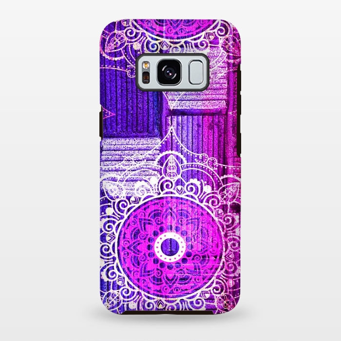 Galaxy S8 plus StrongFit Purple Tapestry by Rossy Villarreal