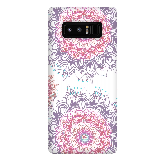Galaxy Note 8 StrongFit Flowers in Her Hair  by Rose Halsey
