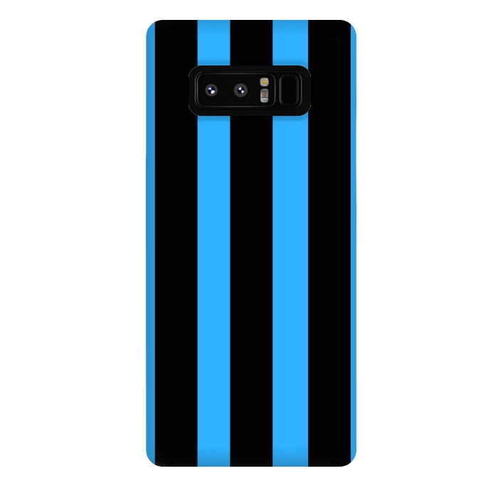 Galaxy Note 8 StrongFit blue stripes by MALLIKA