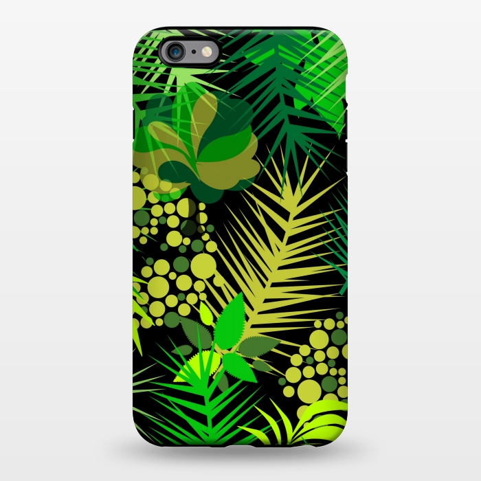 iPhone 6/6s plus StrongFit green tropical pattern by MALLIKA